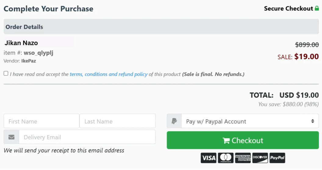Jikan Nazo-secure-checkout